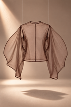 Load image into Gallery viewer, MEISO Sheer Tulle Top | Sculptural Top | SNT
