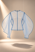 Load image into Gallery viewer, MEISO Sheer Tulle Top | Sculptural Top | SNT
