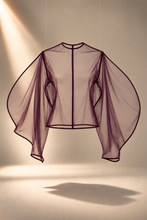 Load image into Gallery viewer, MEISO Sheer Tulle Top | Sculptural Top | SNT
