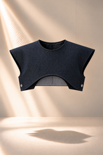 Load image into Gallery viewer, YUMIKKO _ cap sleeve denim brace
