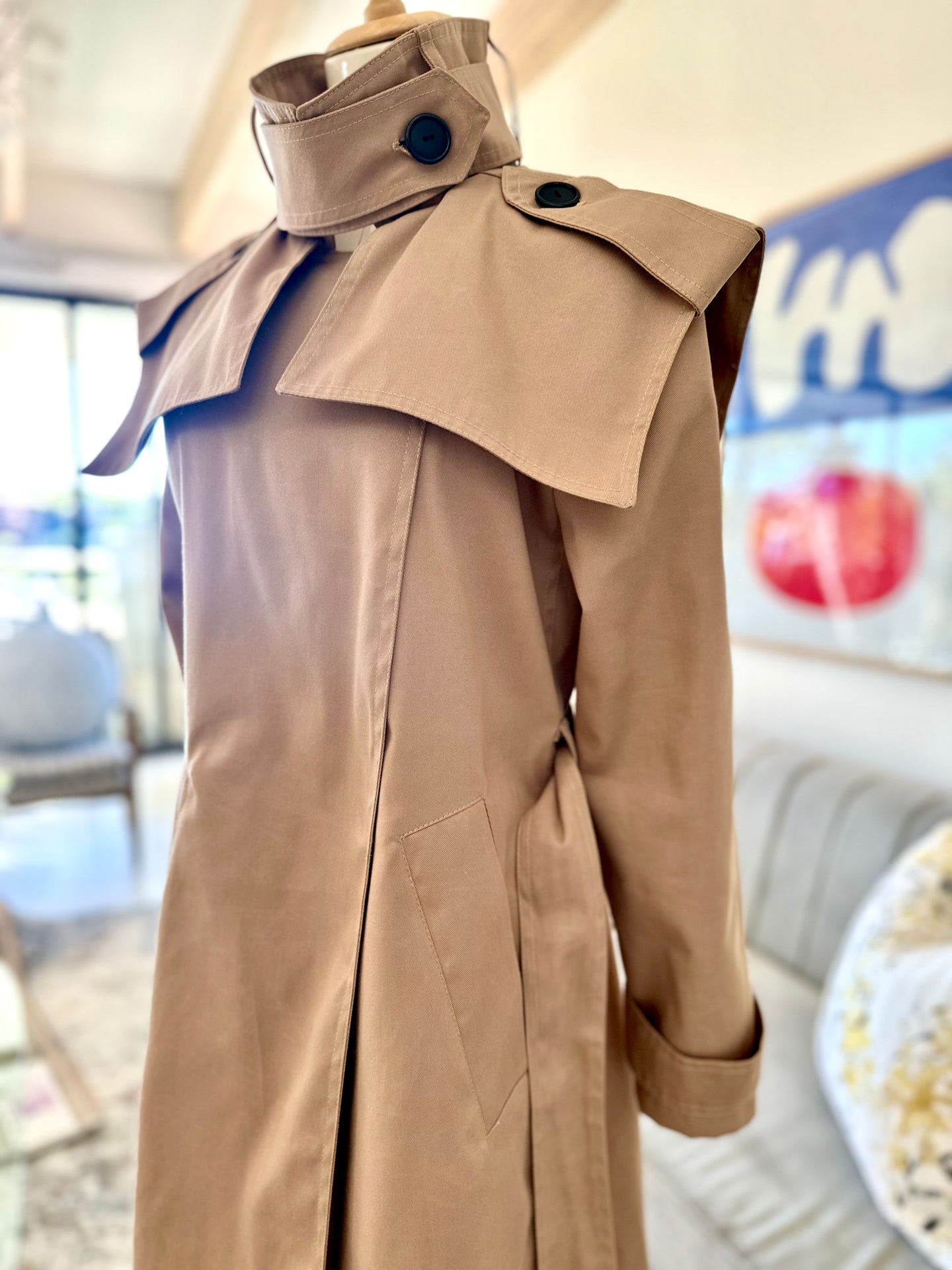 SAKURA_ trench coat