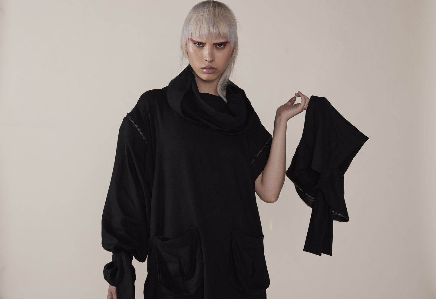 SUKI _ linen cape _x_